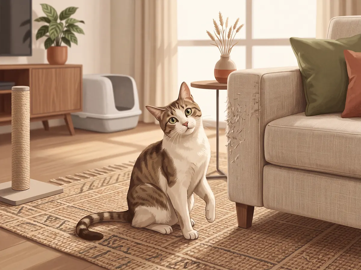 Gato exibindo comportamento que deixa o tutor em dúvida